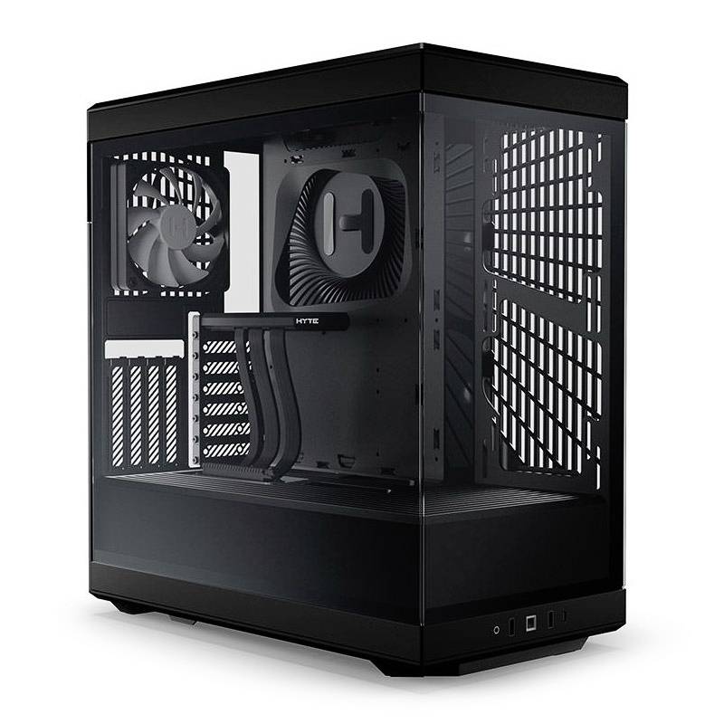 Tour midi HYTE Hyte Y40 Midi Tower, Tempered Glass - schwarz Boîtier PC, Boîtier gaming noir