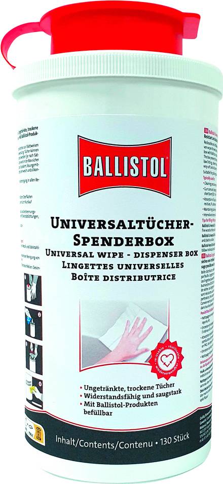 Ballistol Distributeur avec 130 chiffons secs 25097 1 pc(s)
