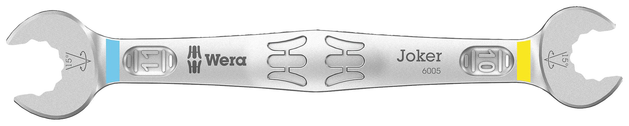 Wera 05020312001 6005 Joker Double Clé à fourche double 1 pièce Ouverture de clé (métrique) 10 - 11 mm