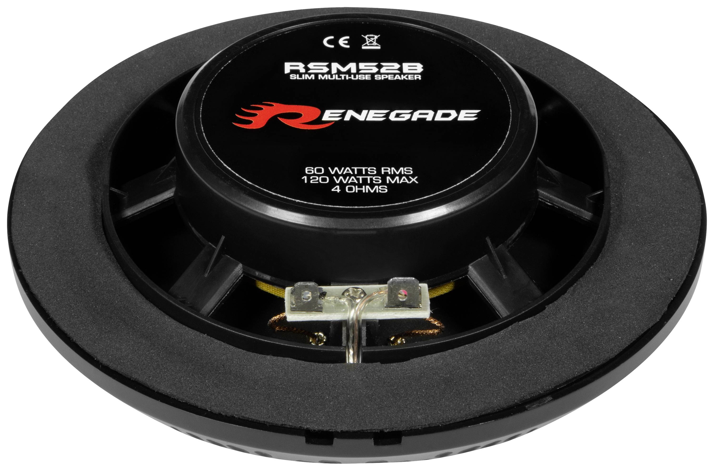Renegade RSM52B Haut-parleur coaxial 2 voies à encastrer 120 W Contenu: 1 pc(s)