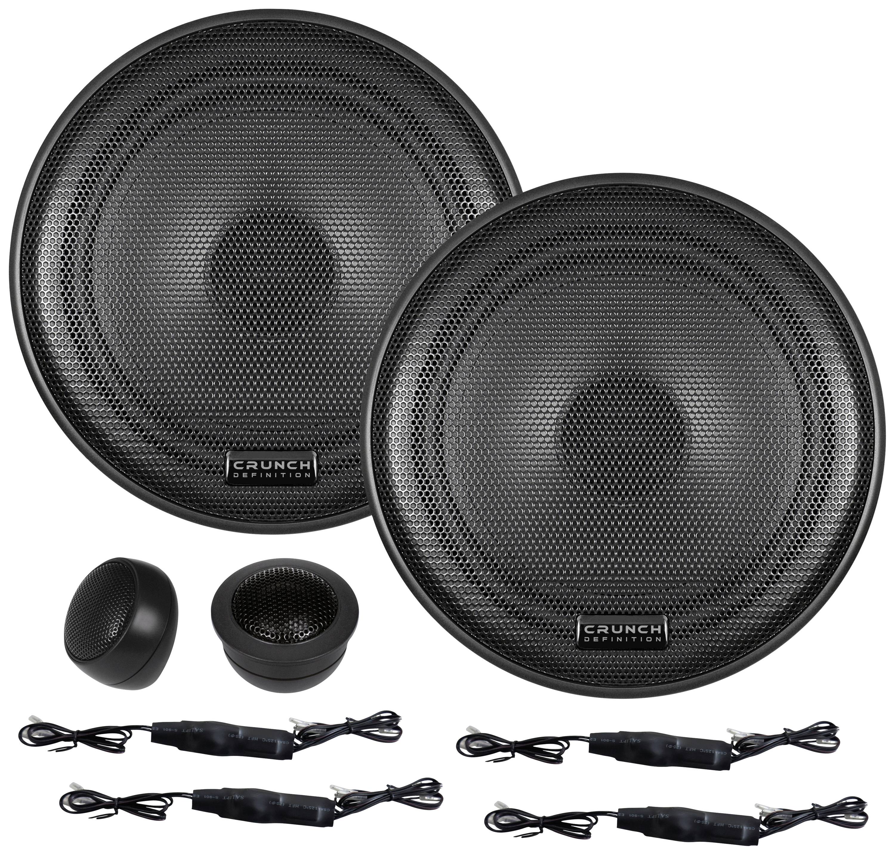 Crunch DSX6.2E Set de haut-parleurs 2 voies à encastrer 200 W Contenu: 1 pc(s)