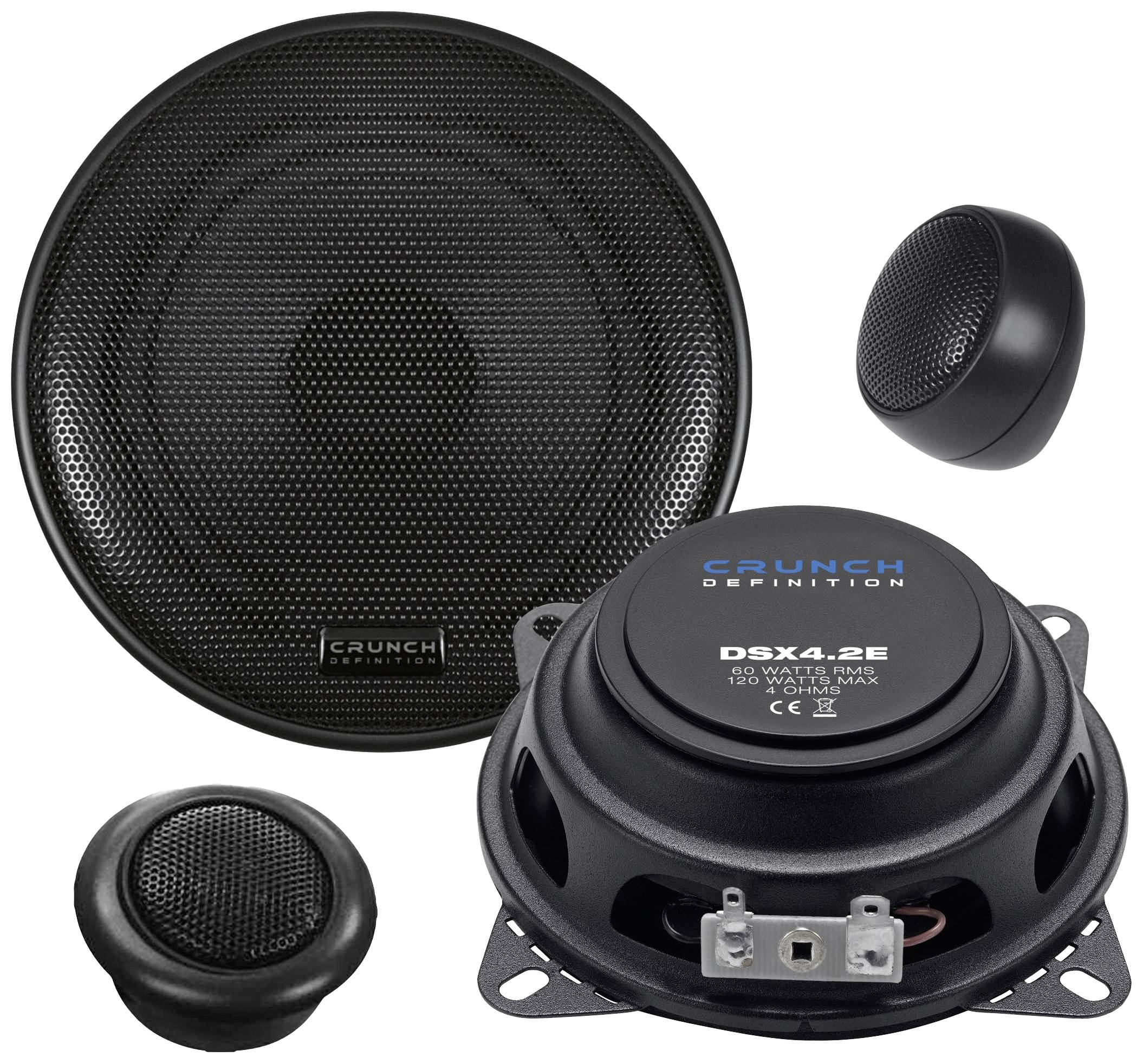 Crunch DSX4.2E Set de haut-parleurs 2 voies à encastrer 120 W Contenu: 1 pc(s)