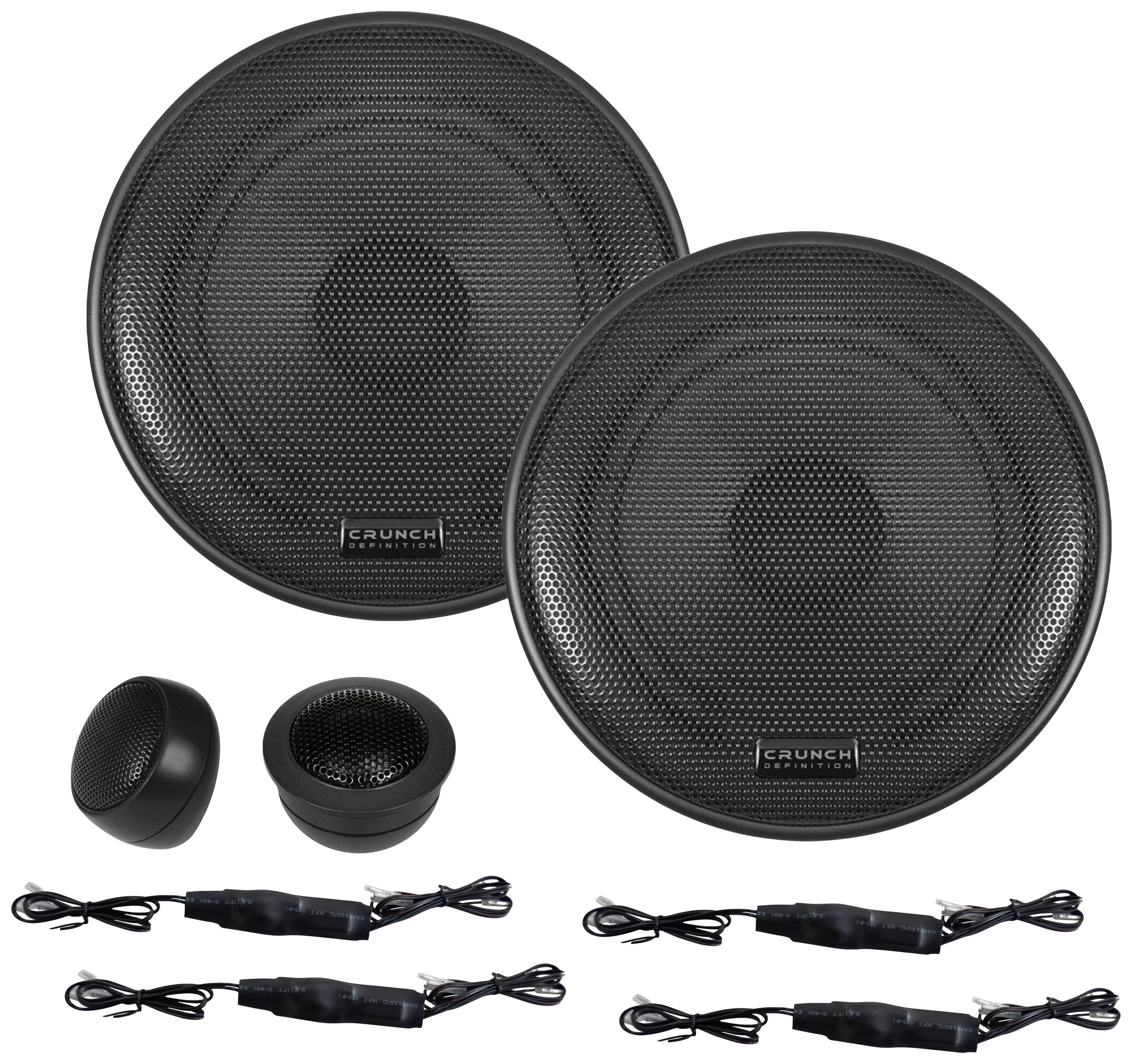 Crunch DSX4.2E Set de haut-parleurs 2 voies à encastrer 120 W Contenu: 1 pc(s)