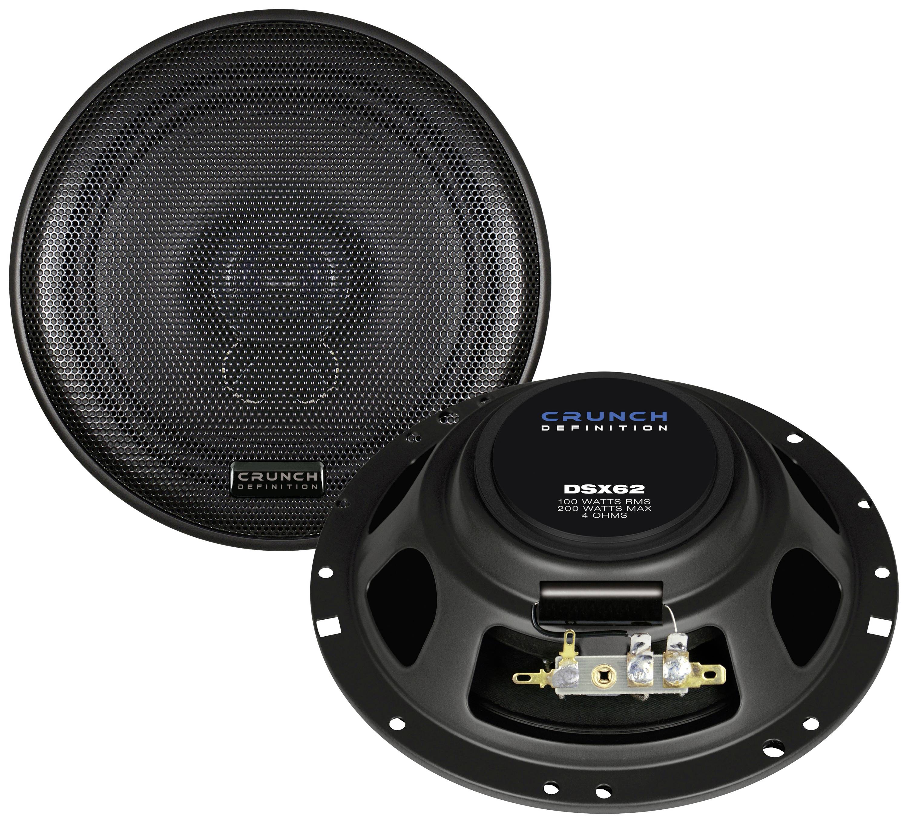 Crunch DSX62 Haut-parleur coaxial 2 voies à encastrer 180 W Contenu: 1 pc(s)