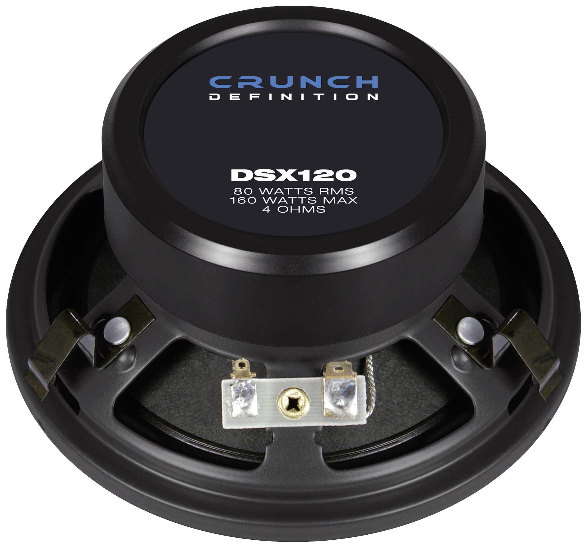 Crunch DSX120 Haut-parleur coaxial 2 voies à encastrer 160 W Contenu: 1 pc(s)