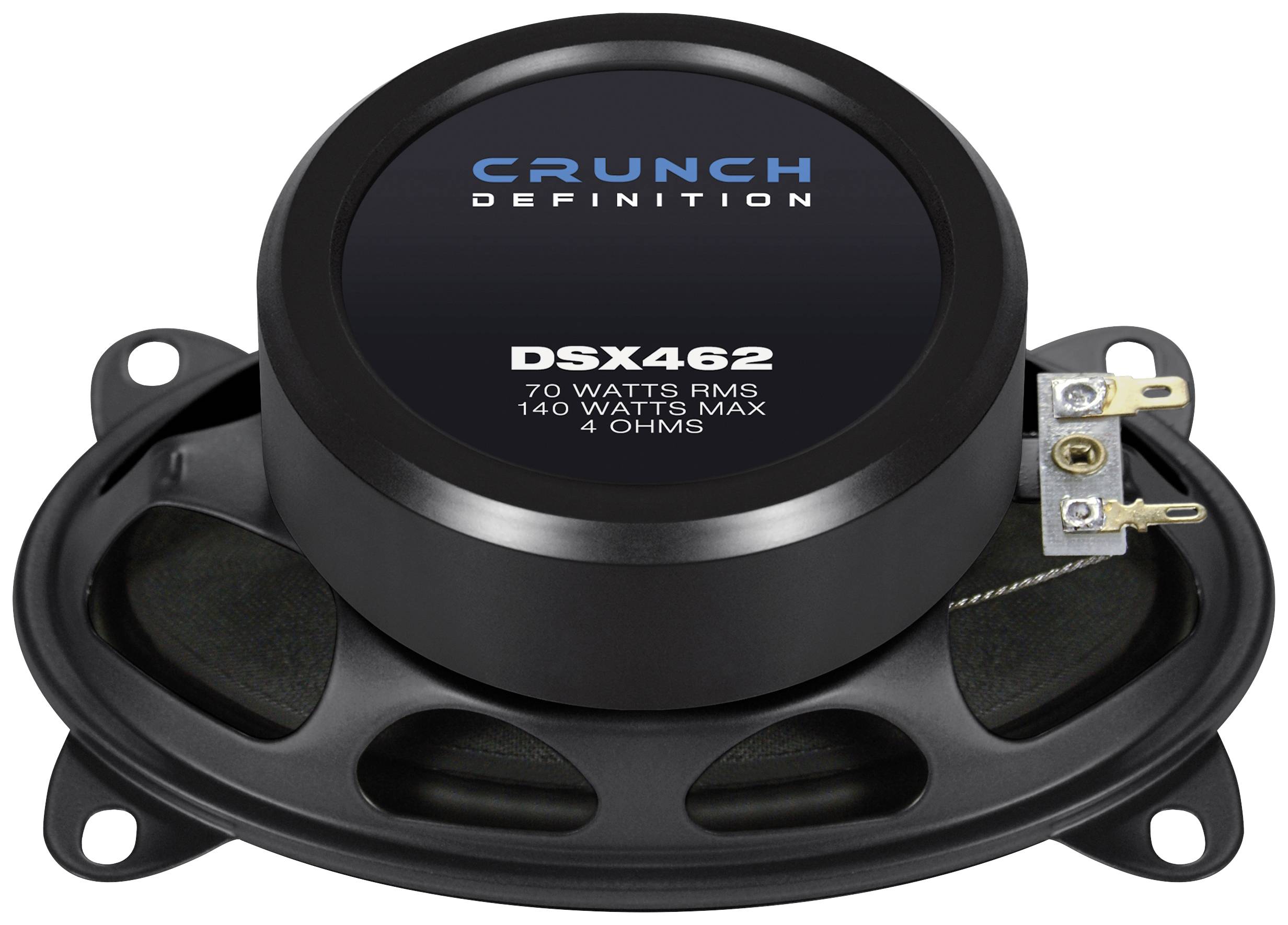 Crunch DSX462 Haut-parleur coaxial 2 voies à encastrer 140 W Contenu: 1 pc(s)