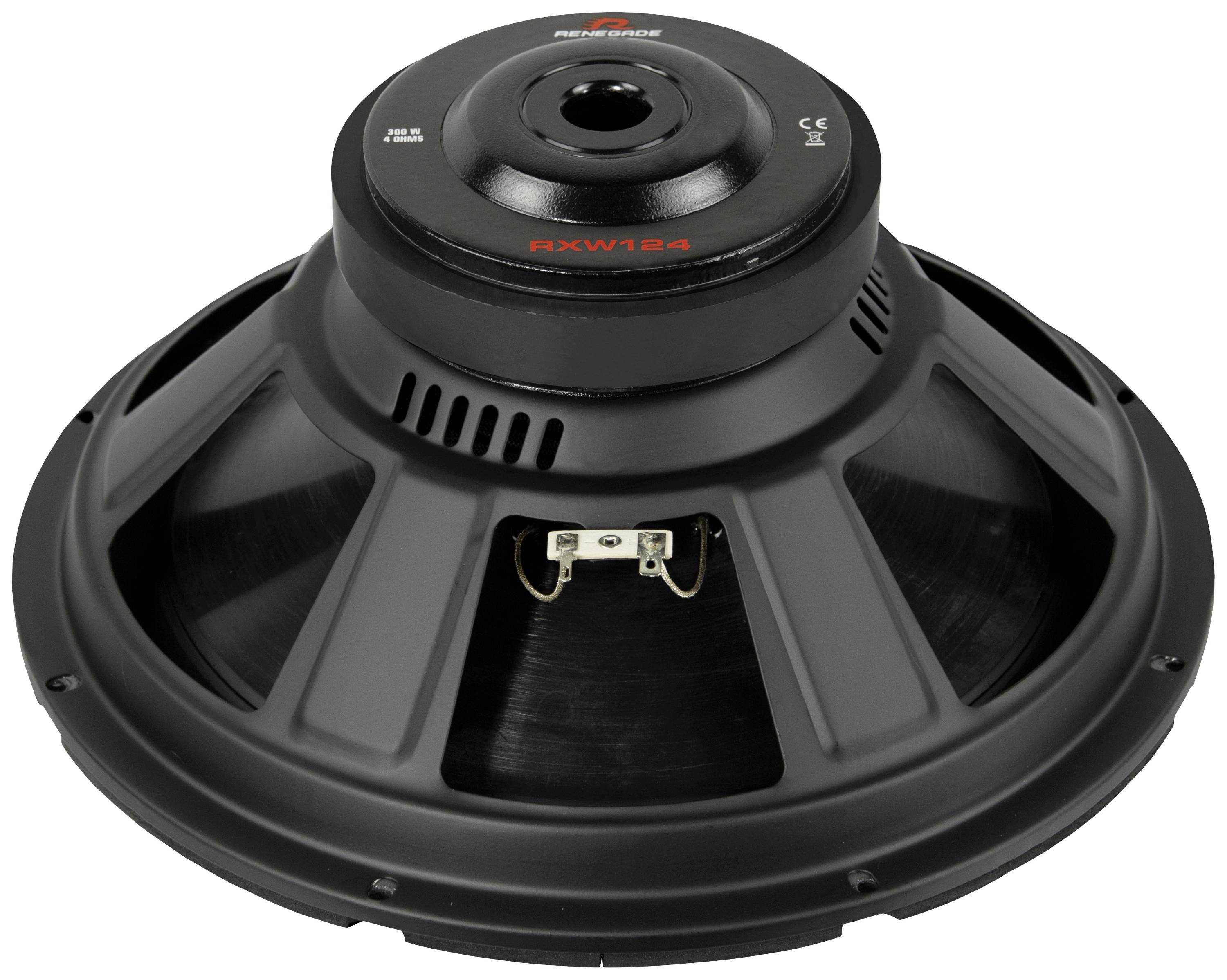 Renegade RXW124 Subwoofer passif pour auto 600 W 4 Ω