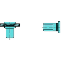 Gesipa 1464837 Ecrou à sertir en aveugle (Ø x L) 11 mm x 20 mm M8 acier inoxydable 25 pc(s) Gesipa 1464837 Ecrou à sertir en aveugle (Ø x L) 11 mm x 20 mm M8 acier inoxydable 25 pc(s)