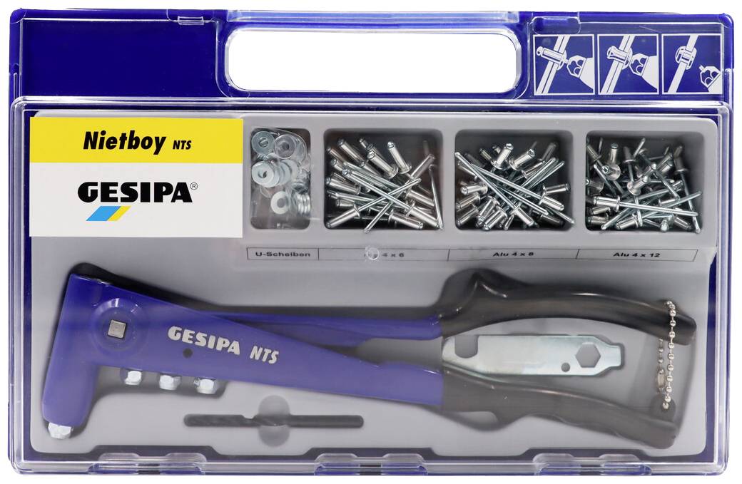 Gesipa 1435461 Jeu de pinces à riveter 315 mm 1 pc(s)