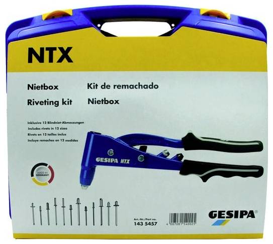 Gesipa 1435457 Jeu de pinces à riveter 340 mm 1 set