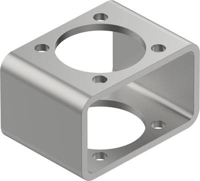 Connecteurs d'angle métalliques avec trous ronds et oblongs, utilisés pour assembler des éléments structurels dans des applications de construction.