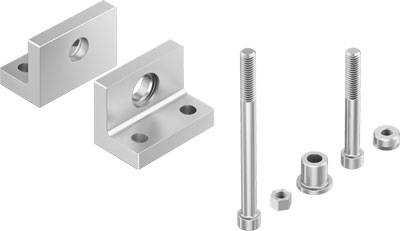 Pièces métalliques : Deux supports à angle droit et des vis longues et étroites avec écrous et rondelles.
