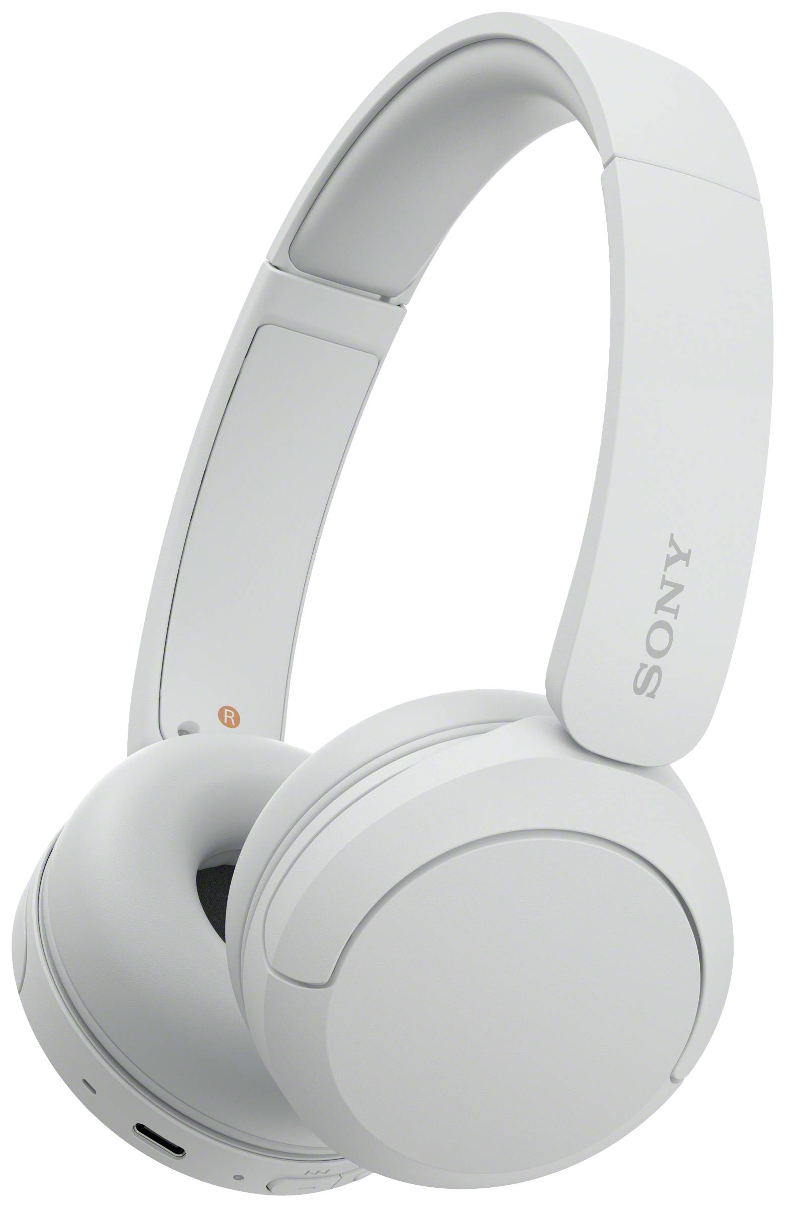 Sony WH-CH520 Micro-casque supra-auriculaire Bluetooth Stereo blanc Suppression du bruit du microphone affichage de la charge de