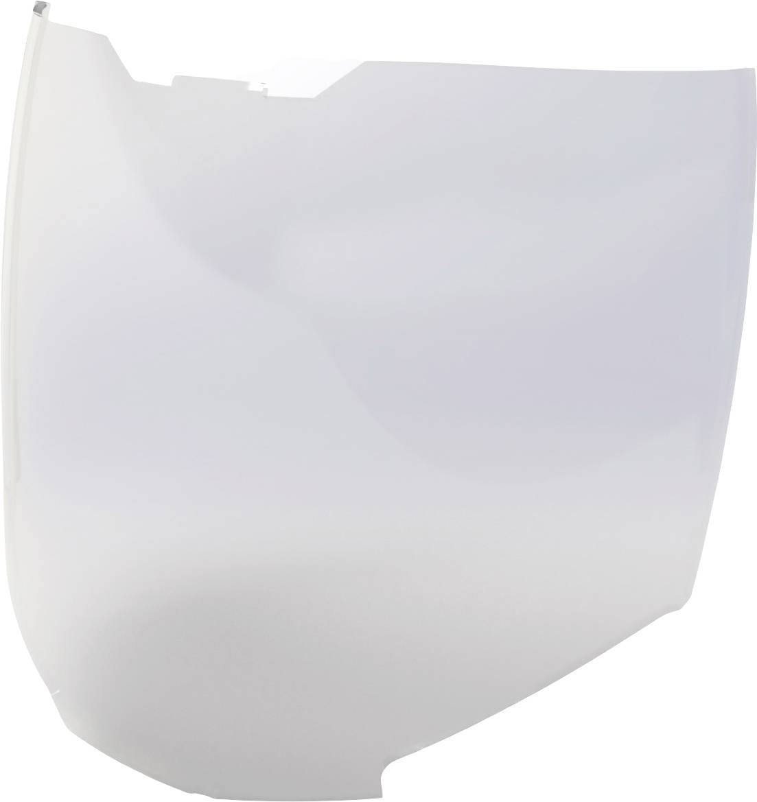 Surface blanche, lisse et incurvée, probablement une pièce en plastique ou un habillage. Aucun détail ou caractéristique reconnaissable.
