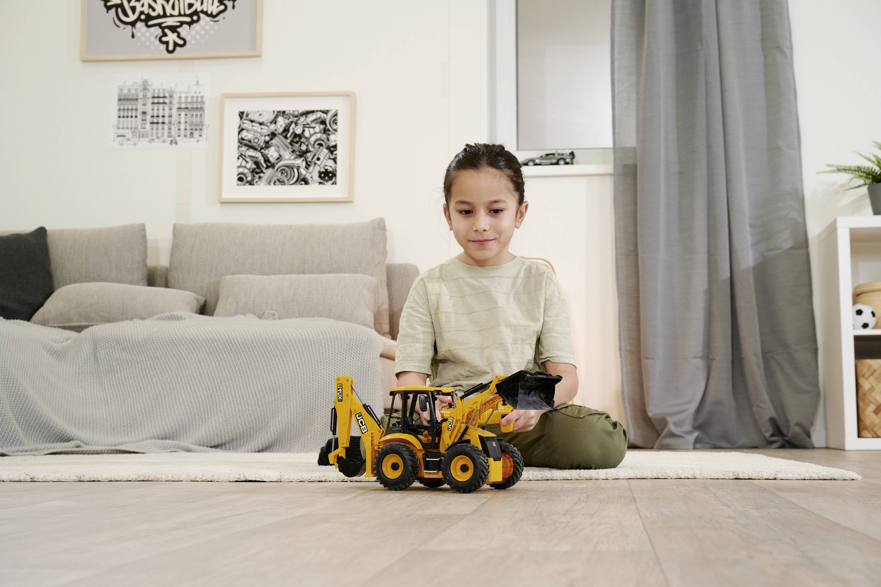 Carson Modellsport 907668 1:20 Baggerlader JCB 2.4G 100% RTR 1:20 électrique Modèle réduit RC débutant 100% RtR