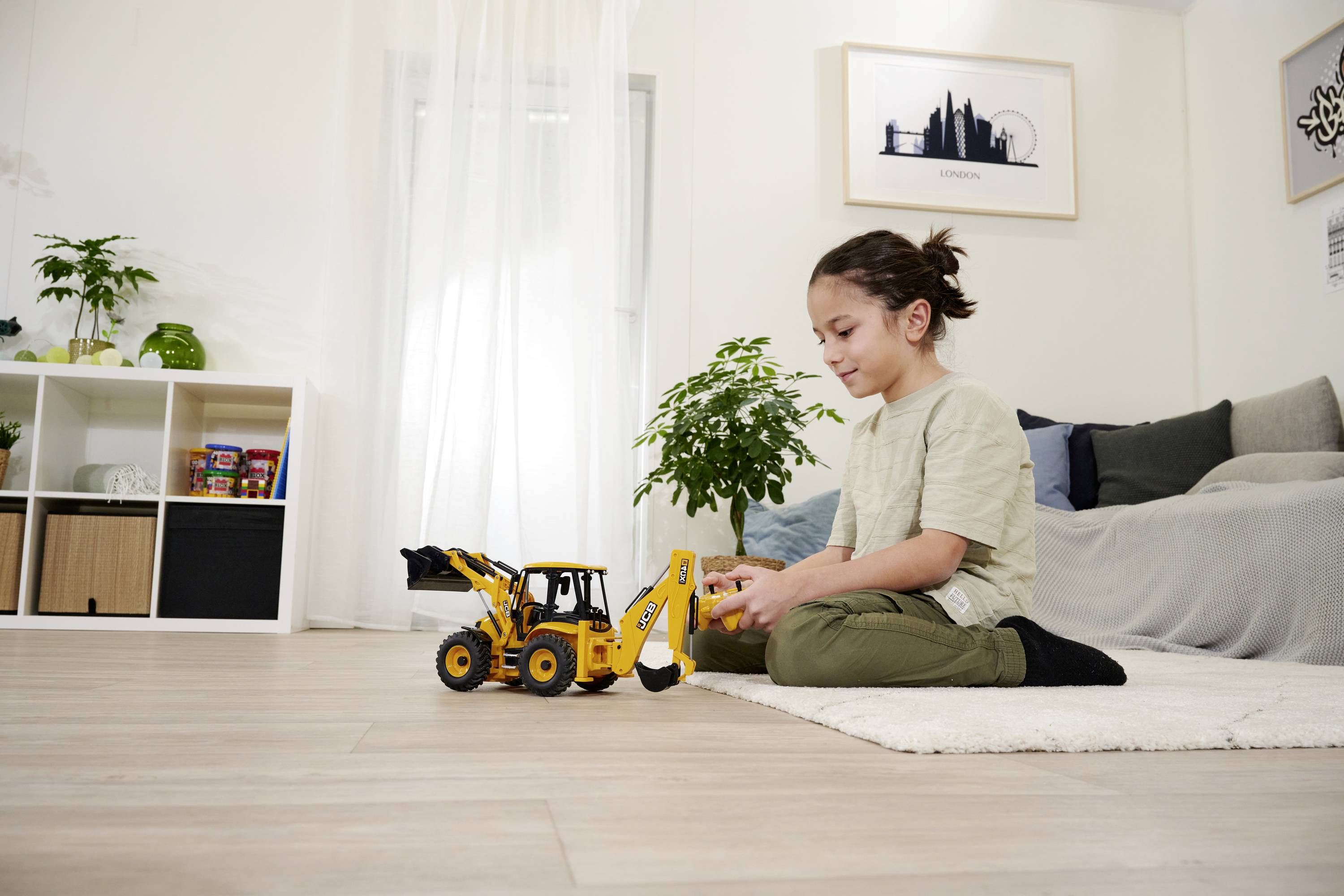 Carson Modellsport 907668 1:20 Baggerlader JCB 2.4G 100% RTR 1:20 électrique Modèle réduit RC débutant 100% RtR