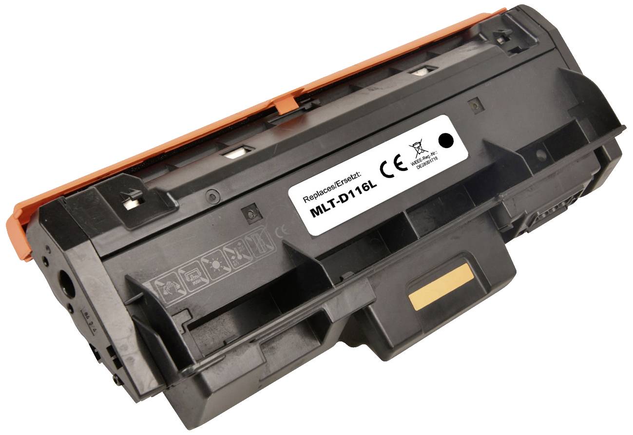 Cartouche de toner pour imprimante Samsung, modèle MLT-D116L, noir.