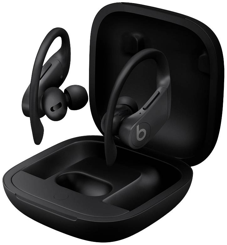 Beats Powerbeats Pro Écouteurs intra-auriculaires Bluetooth Stereo noir Suppression du bruit du microphone boîtier de charge