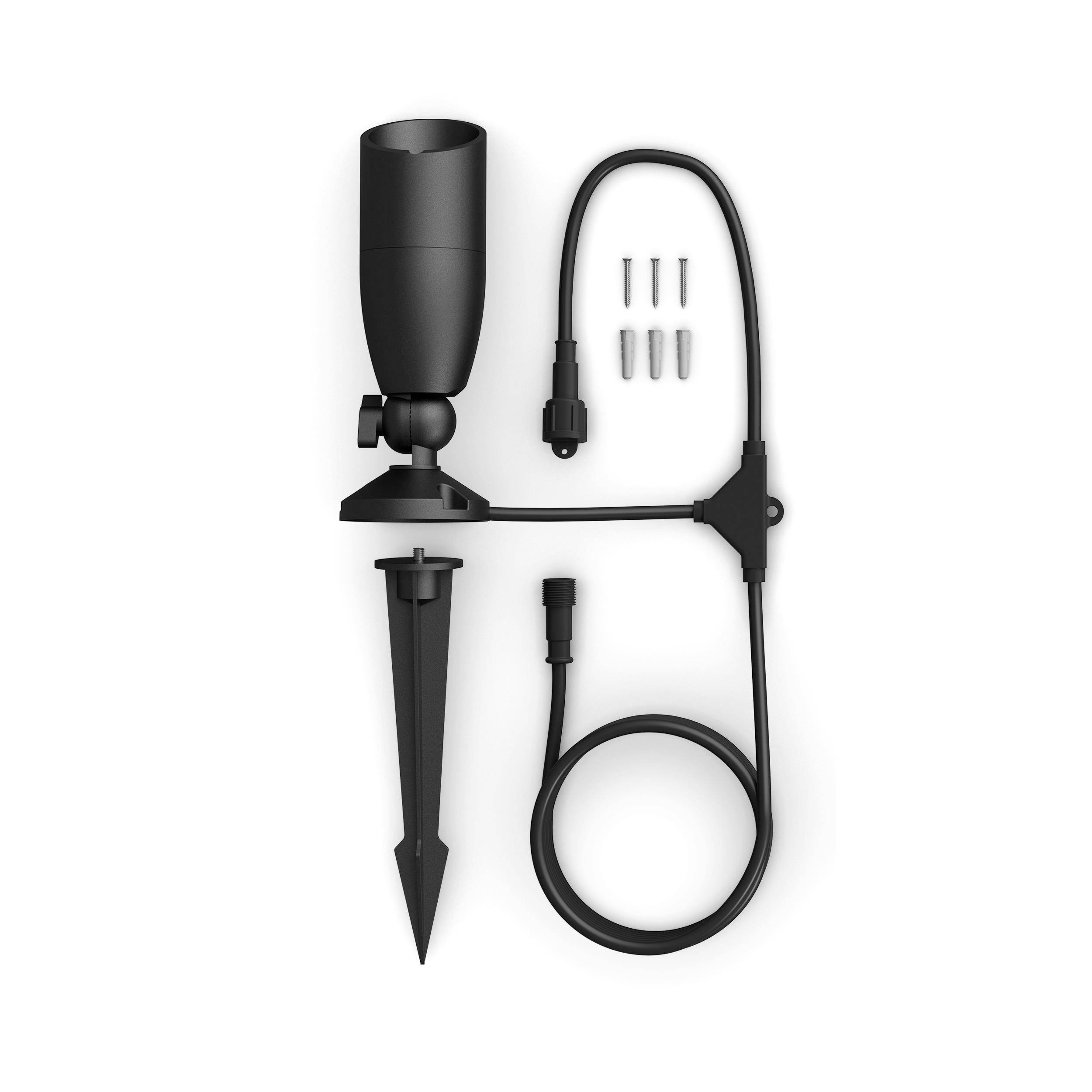 WiZ Ground Spot Extension 8720169071650 Projecteur LED extérieur LED noir