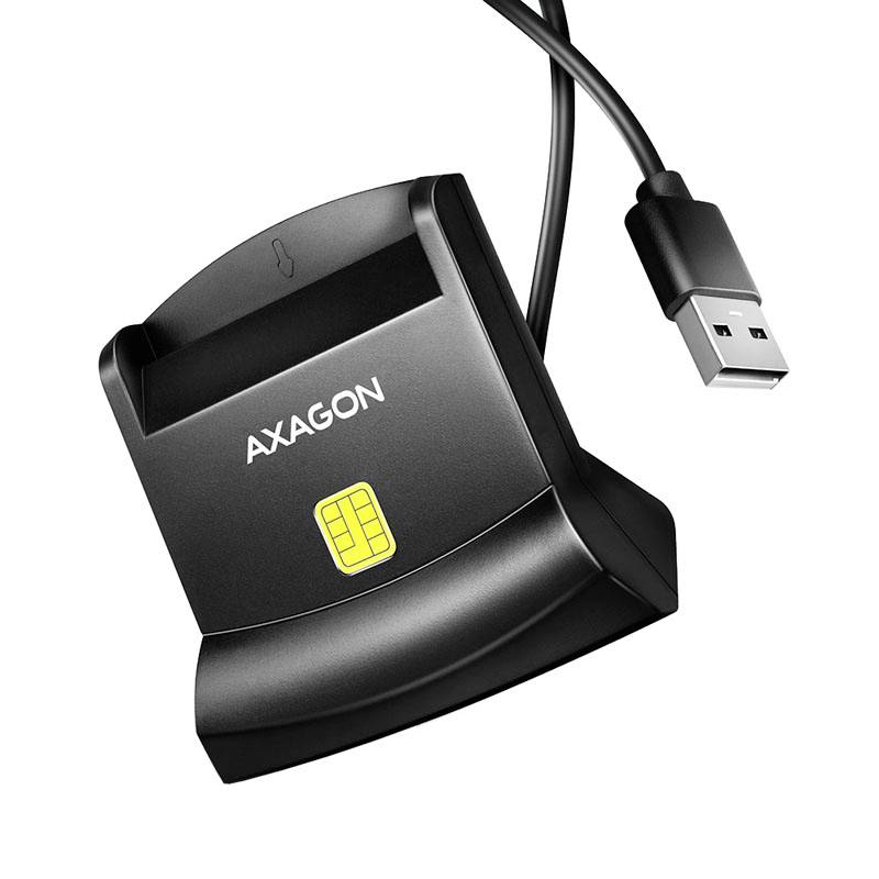 AXAGON CRE-SM4N Lecteur de carte à puce