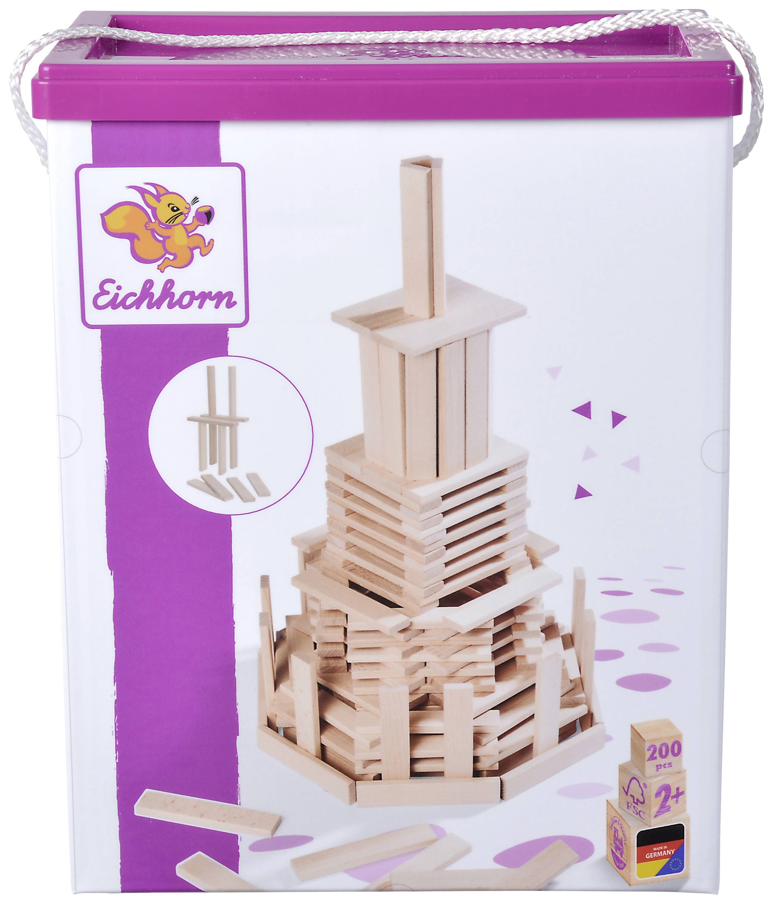 Eichhorn Eléments de construction Constructor Nombre de pièces: 200 Classe d'âge: à partir de 2 ans