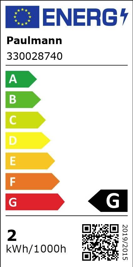 Paulmann 330028740 LED CEE G (A - G) E14 forme de flamme 2 W or (Ø x H) 35 mm x 98 mm 1 pc(s)