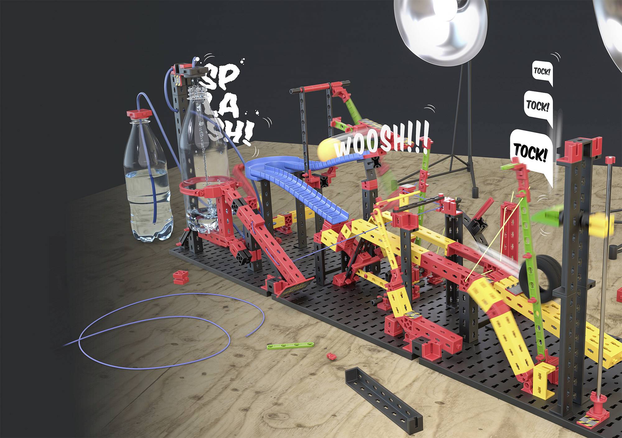 fischertechnik 569018 Crazy Reactions Kit à assembler à partir de 8 ans