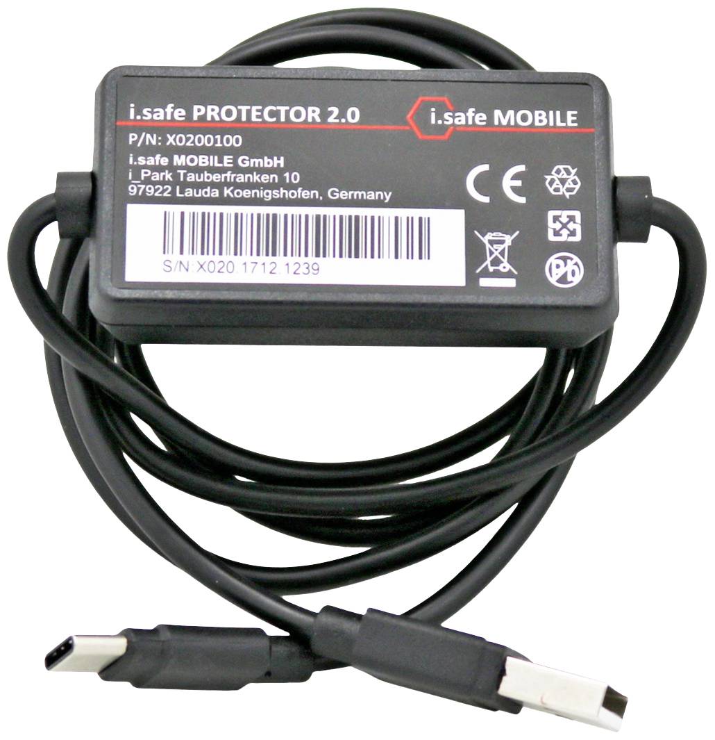 i.safe MOBILE Protector 2.0 Chargeur pour téléphone portable USB, USB-C® noir