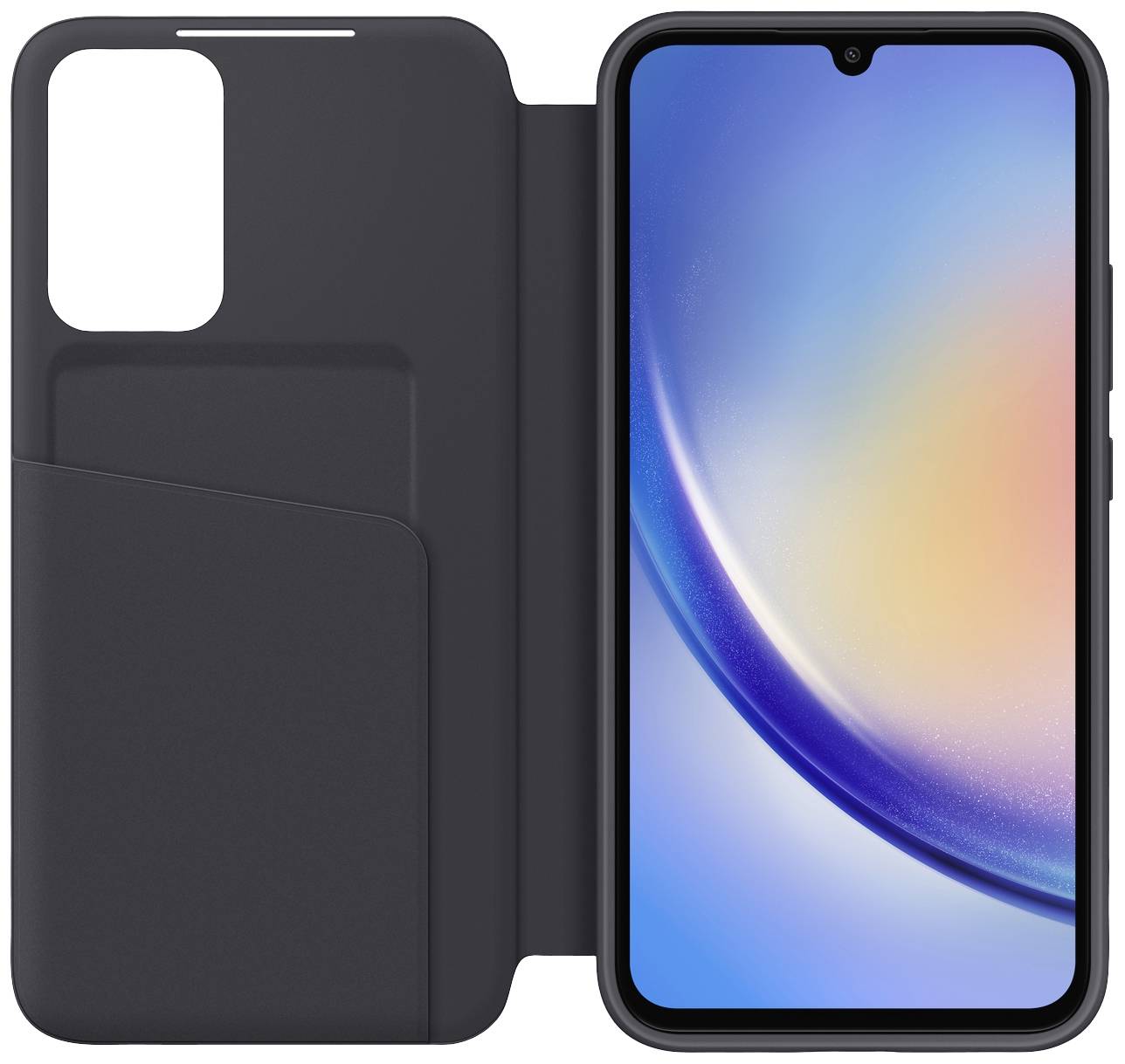 Samsung Smart View Wallet Case Étui portefeuille Samsung Galaxy A34 5G noir EF-ZA346CBEGWW