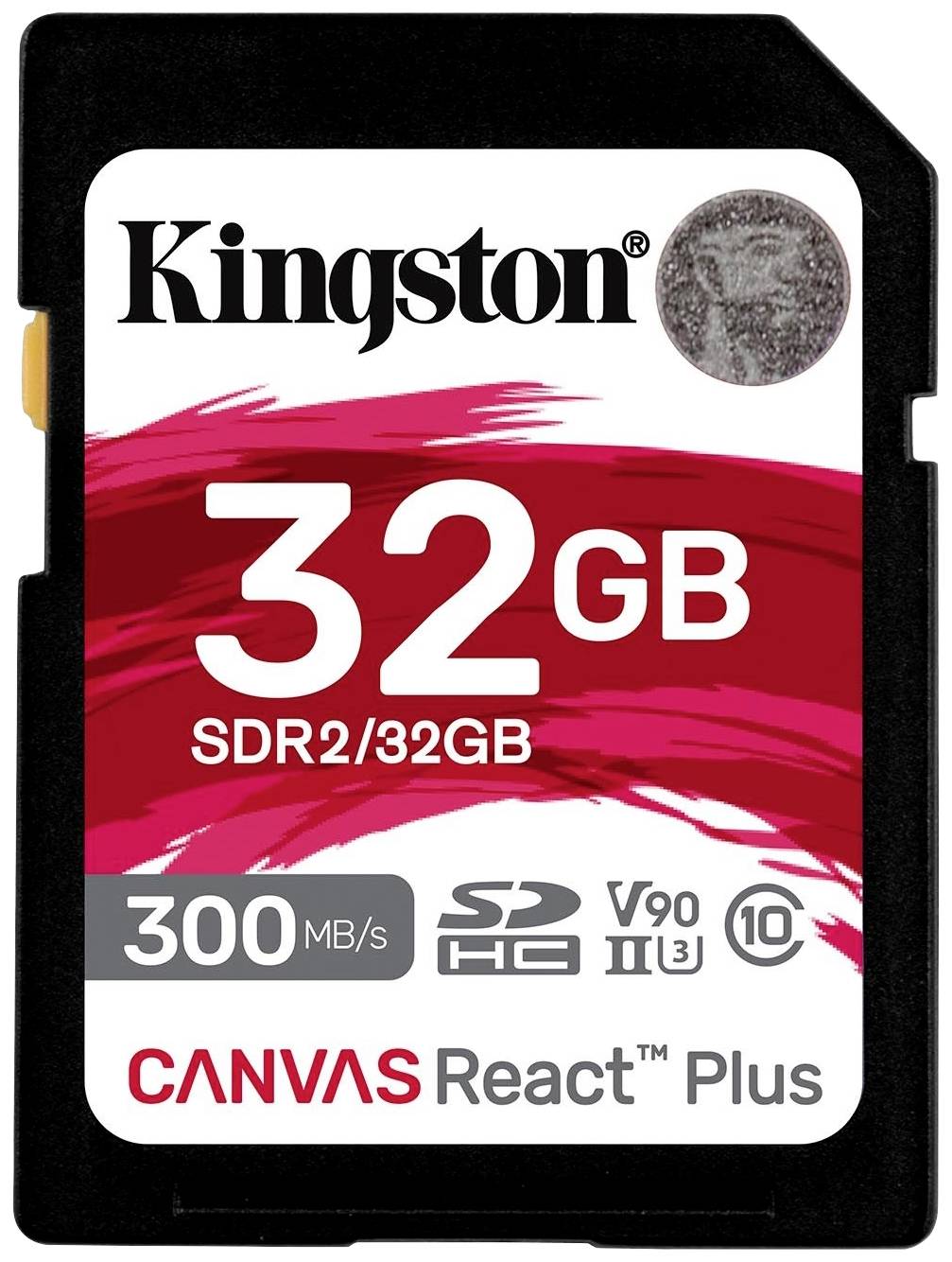 Kingston Canvas React Plus Carte SD 32 GB Class 10 UHS-II