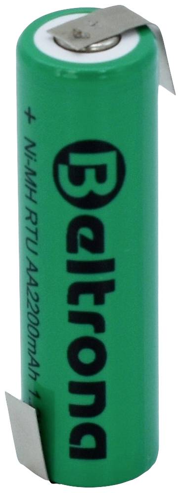 Beltrona RTUAAZ Pile rechargeable spéciale LR6 (AA) cosses à souder en Z NiMH 1.2 V 2200 mAh 1 pc(s)