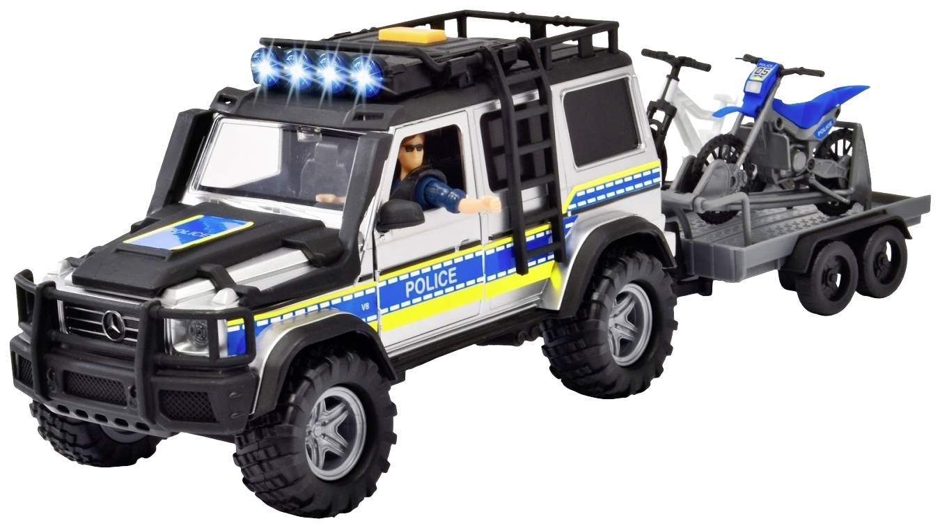 Dickie Toys Modèle réduit de véhicule prioritaire Mercedes Benz modèle fini Modèle réduit de voiture