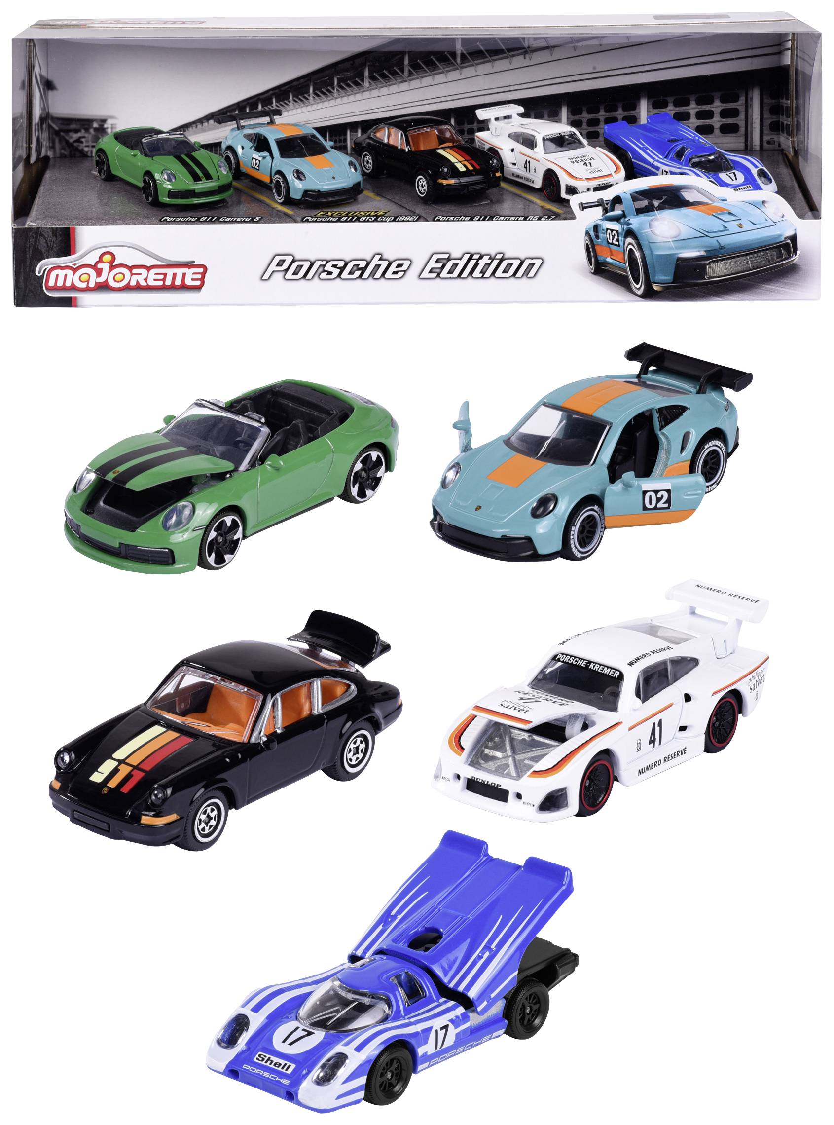 Majorette Modèle réduit de voiture particulière Porsche modèle fini Modèle réduit de voiture