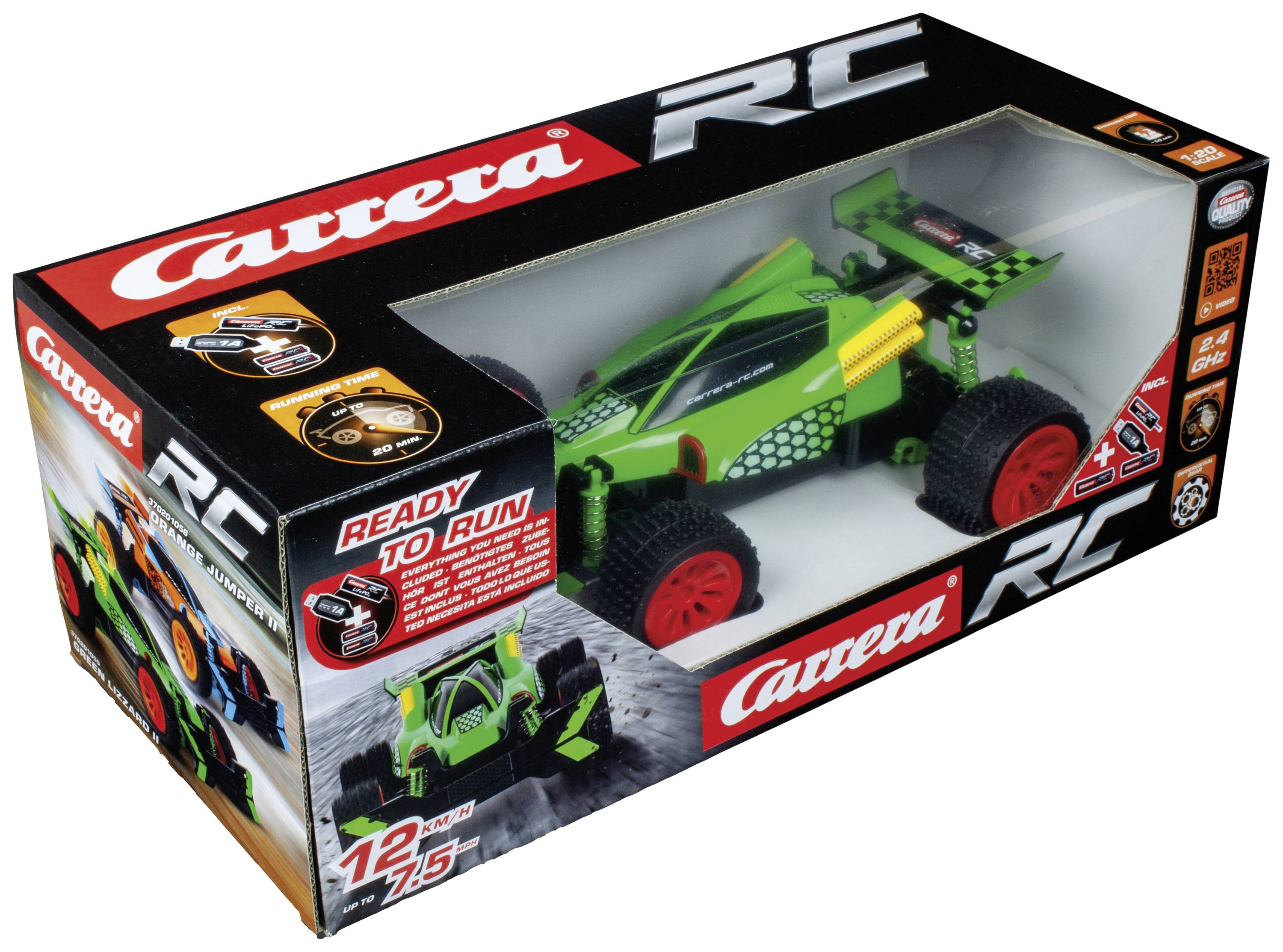 Carrera RC 370201055 Green Lizzard II 1:20 Auto RC électrique Buggy