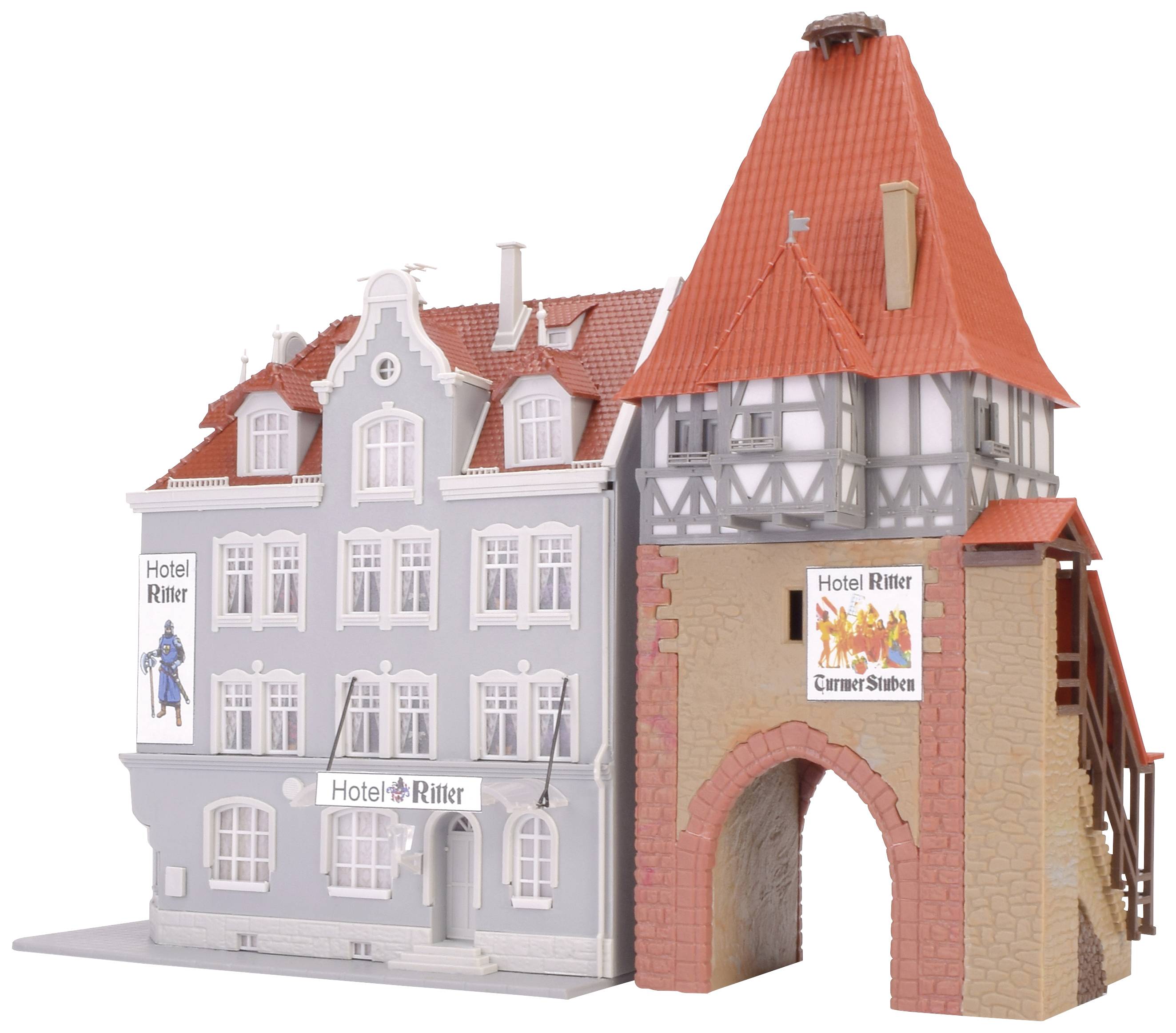 Kibri 12507 H0 Hôtel Ritter avec porte de ville - série spéciale