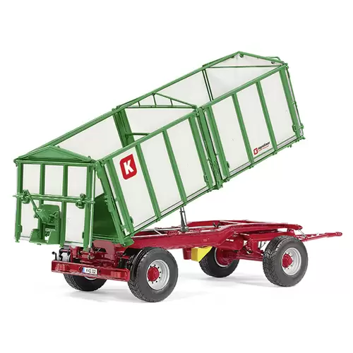 Wiking 077866 Echelle I Modèle réduit de remorque Kröger HKD 302, blanc Wiking 077866 Echelle I Modèle réduit de remorque Kröger HKD 302, blanc