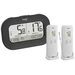 TFA Dostmann DOUBLE-CHECK Thermomètre numérique radiopiloté noir 30.3073.01 TFA Dostmann DOUBLE-CHECK Thermomètre numérique radiopiloté noir 30.3073.01