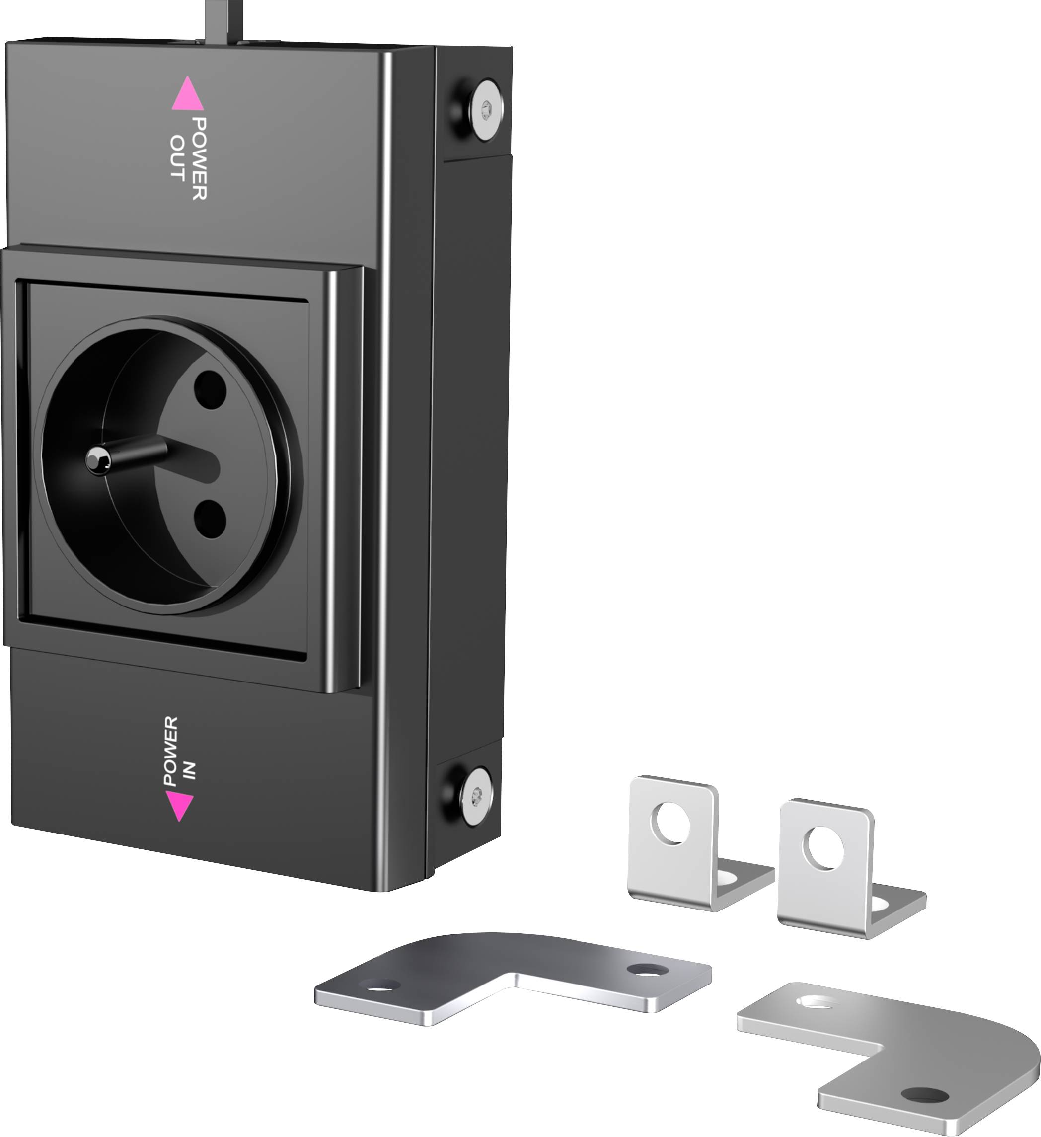 Prise 2P+T modulaire Rittal SZ 2500.712 gris clair 1 pc(s)