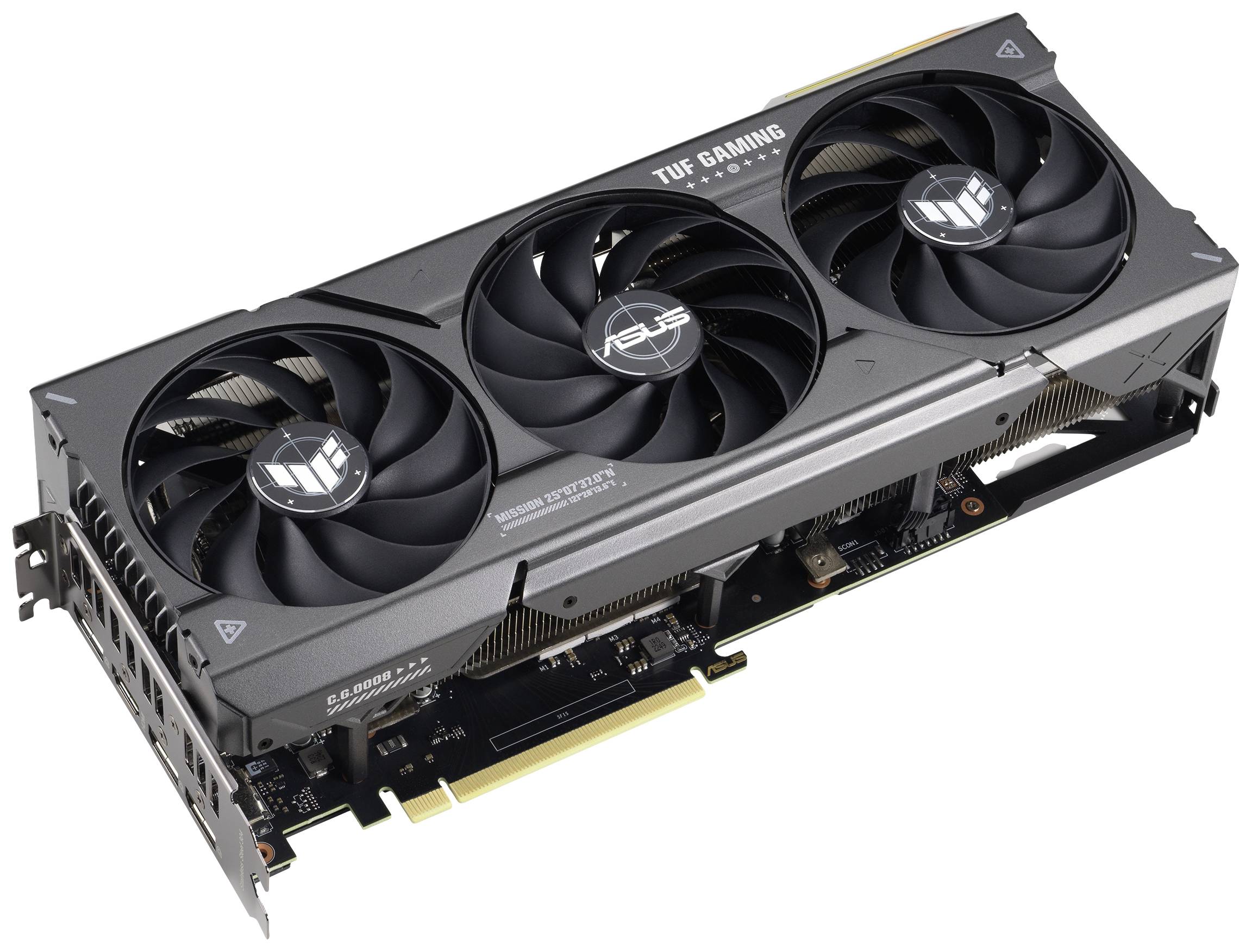 Asus Carte graphique Nvidia GeForce RTX 4070 12 GB GDDR6X-RAM PCIe DisplayPort, HDMI™ NVIDIA G-Sync , éclairage RGB