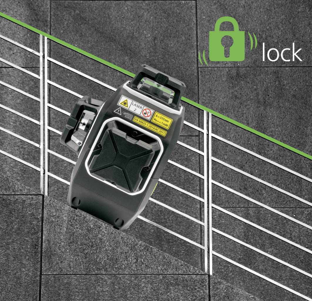 Un robot est couché en diagonale sur une grille diagonale. En haut à droite se trouve un symbole de cadenas vert avec le mot 'lock'.