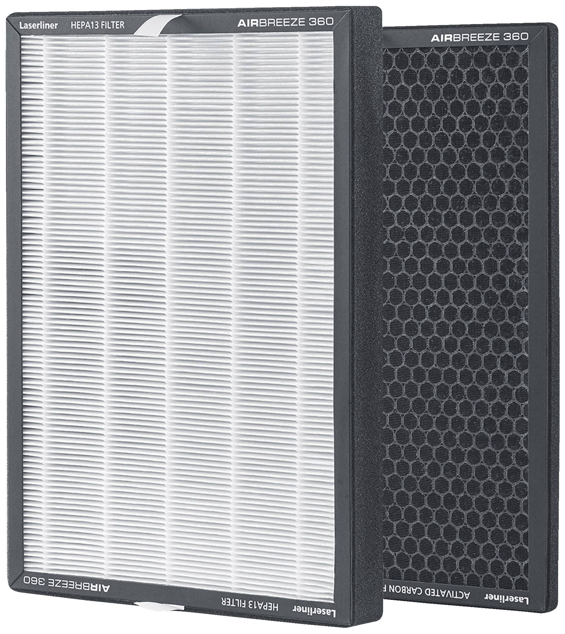 Laserliner 085.361A AirBreeze 360 Filter-Set Filtre de rechange blanc/noir