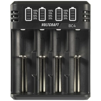 Chargeur de piles rondes Li-ion, NiMH VOLTCRAFT BC4 Chargeur de piles rondes Li-ion, NiMH VOLTCRAFT BC4