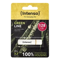 Intenso Green Line Clé USB 128 GB beige, marron 3540491 USB 3.1 (Gen 1) Intenso Green Line Clé USB 128 GB beige, marron 3540491 USB 3.1 (Gen 1)
