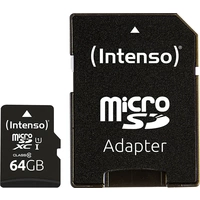 Intenso 64GB microSDXC Performance Carte microSD 64 GB Class 10 UHS-I étanche Intenso 64GB microSDXC Performance Carte microSD 64 GB Class 10 UHS-I étanche