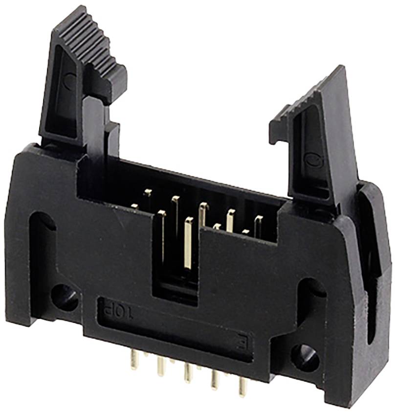 Connfly Barrette mâle (standard) Nbr de rangées: 2 Nombre de pôles par rangée: 5 DS1011-10SBSIB7-B Tray