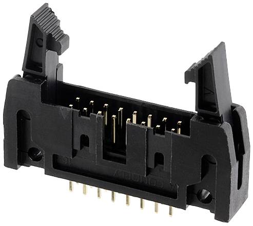 Connfly Barrette mâle (standard) Nbr de rangées: 2 Nombre de pôles par rangée: 8 DS1011-16SBSIB7-B Tray