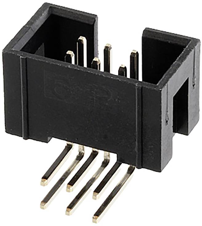 Connfly Barrette mâle (standard) Nbr de rangées: 2 Nombre de pôles par rangée: 3 DS1013-06RSIB-B-0 Tray