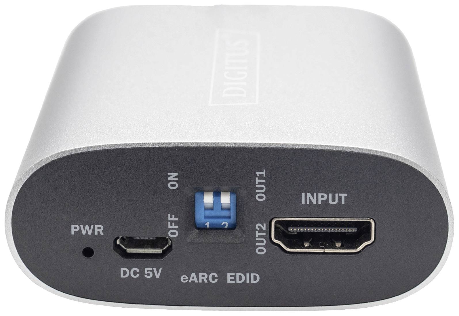 Digitus DS-45337 HDMI Adaptateur argent, noir eARC