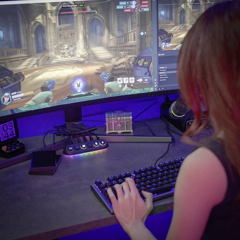 Streamplify HUB DECK 5 Contrôleur RGB noir, RVB