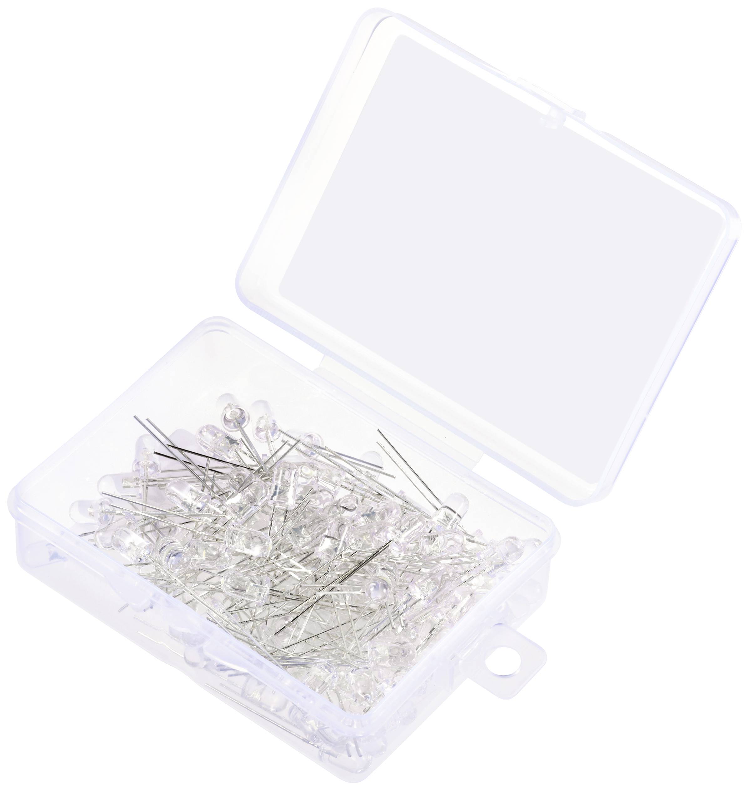 TRU COMPONENTS LED blanc froid rond 5 mm 19000 mcd 30 ° 20 mA 2.7 V, 3.4 V